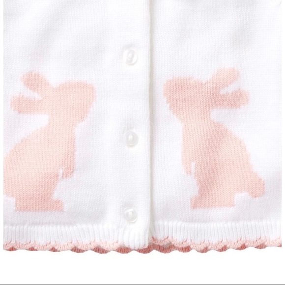 Janie and Jack Sweet & Soft Baby Bunny Cardigan 3 to 6 months NWT E71 - Picture 2 of 8